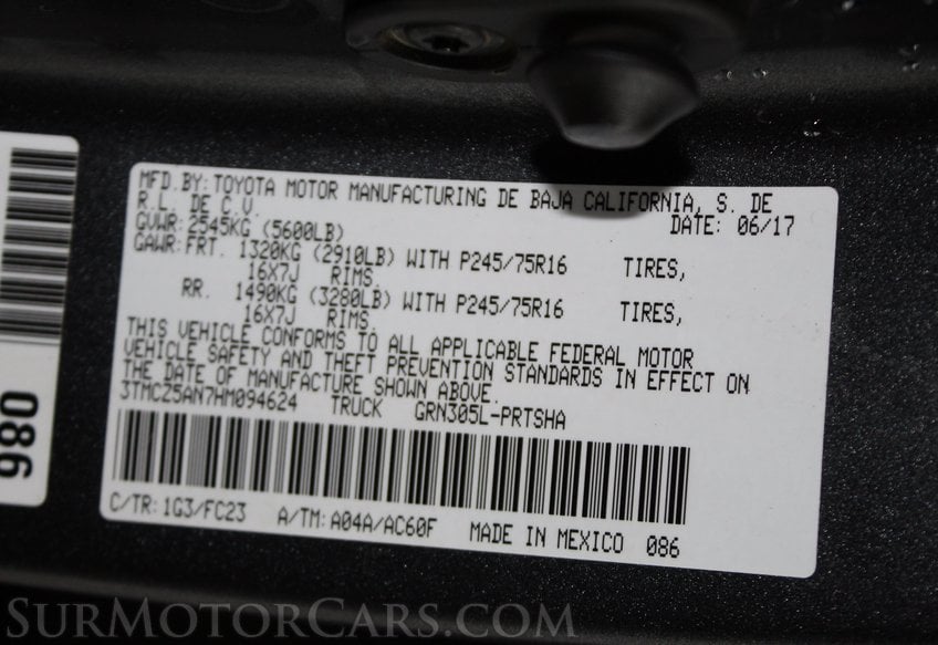 2017 Toyota Tacoma 4x4 SR V6 - Image 52