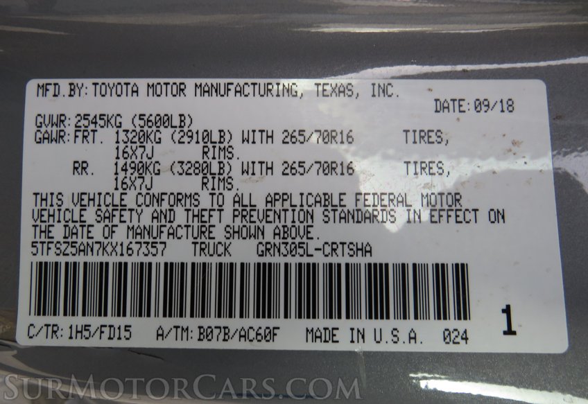 2019 Toyota Tacoma 4WD - Image 47