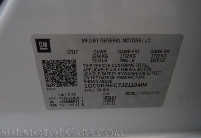 2018 Chevrolet Silverado 1500 - Image 59