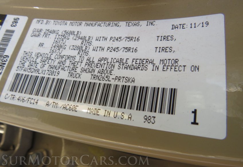 2020 Toyota Tacoma - Image 47