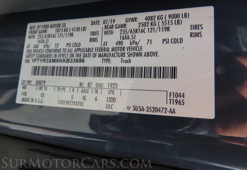 2019 Ford Transit - Image 43