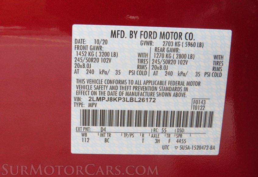 2020 Lincoln Nautilus - Image 52