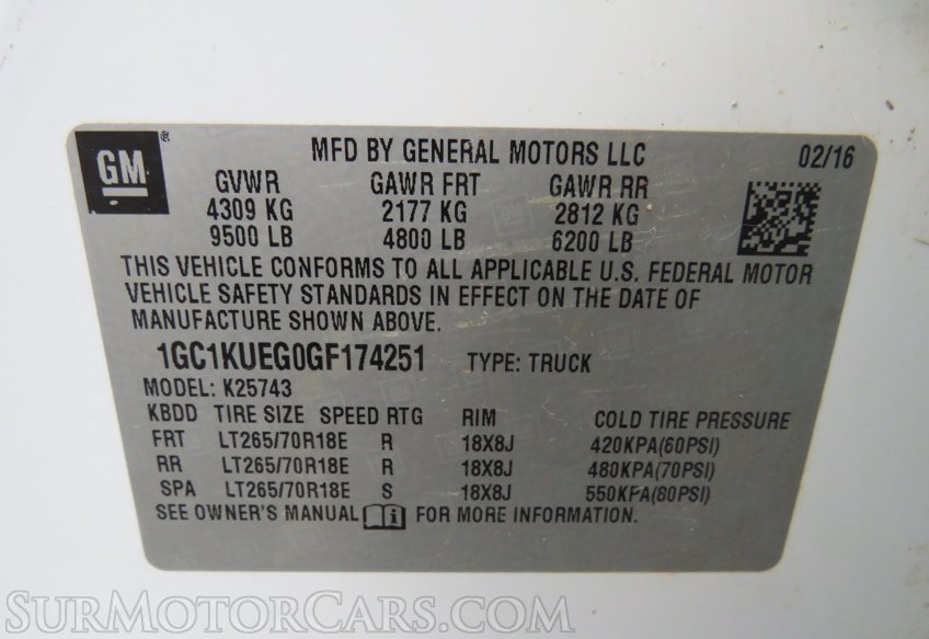 2016 Chevrolet Silverado 2500HD - Image 40