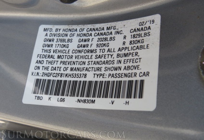 2019 Honda Civic Sedan - Image 47