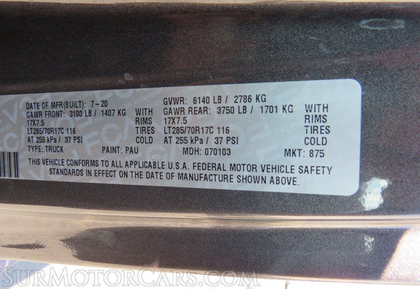 2020 Jeep Gladiator - Image 67