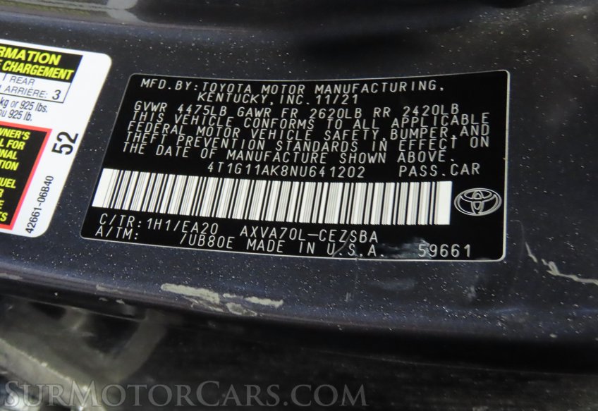 2022 Toyota Camry - Image 50