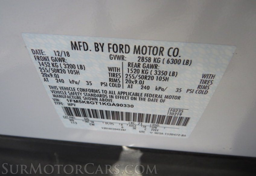 2019 Ford Explorer - Image 60