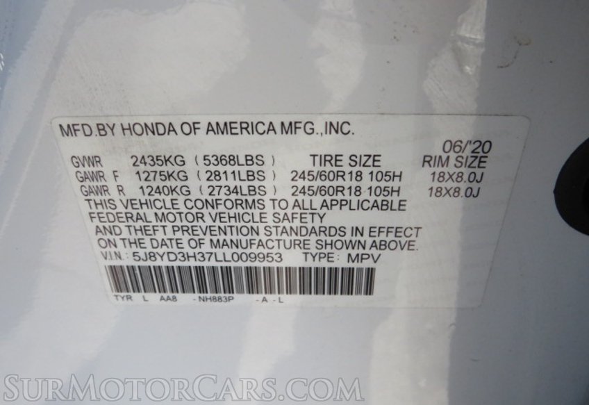 2020 Acura MDX - Image 53