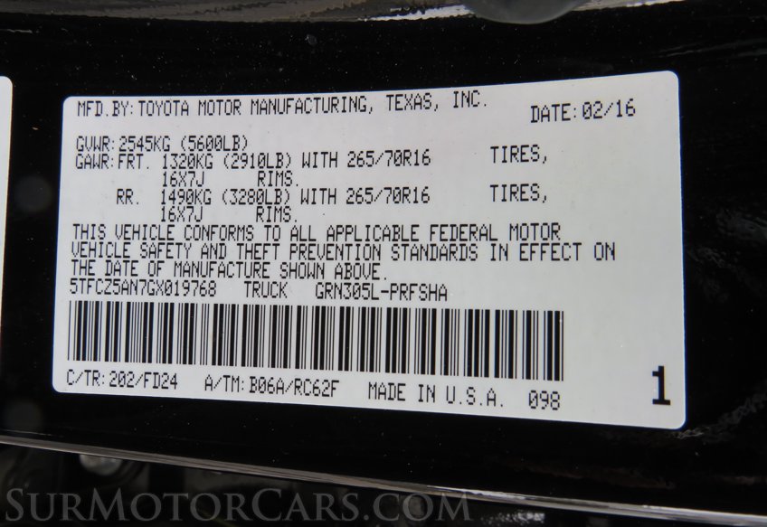 2016 Toyota Tacoma - Image 59