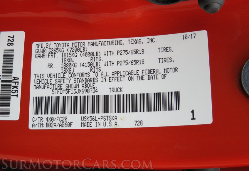 2018 Toyota Tundra 4WD - Image 69