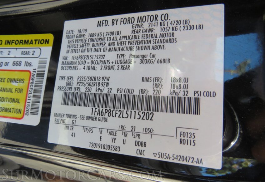 2020 Ford Mustang - Image 48