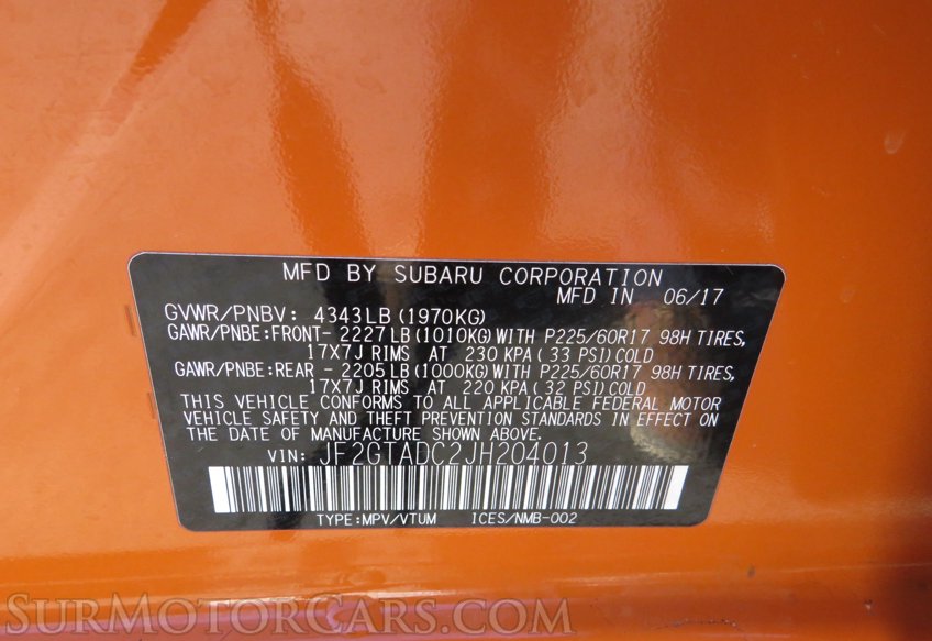 2018 Subaru Crosstrek - Image 53