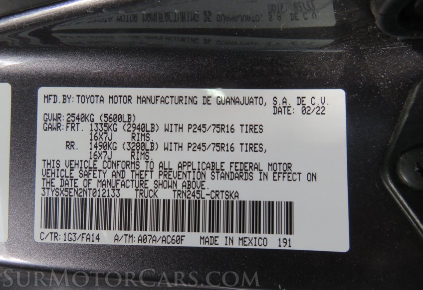 2022 Toyota Tacoma 4WD - Image 49