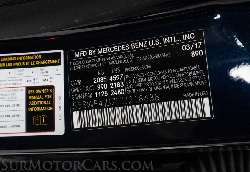 2017 Mercedes-Benz C-Class - Image 44