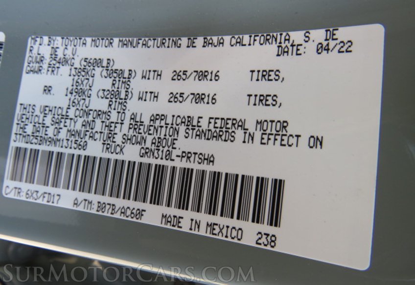 2022 Toyota Tacoma 4WD - Image 57