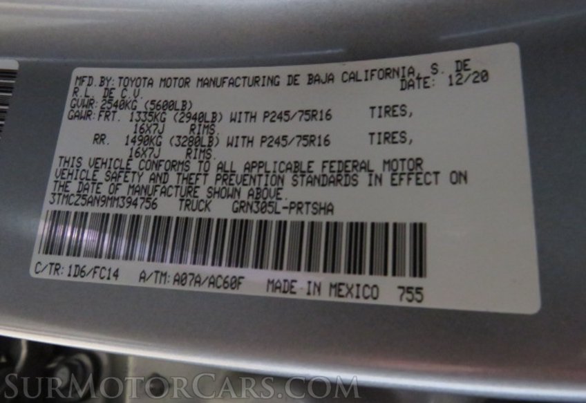 2021 Toyota Tacoma - Image 54