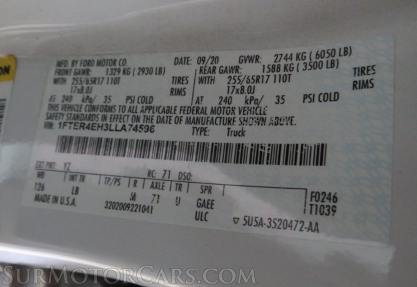 2020 Ford Ranger - Image 49