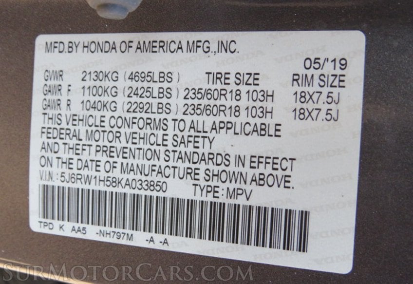 2019 Honda CR-V - Image 48