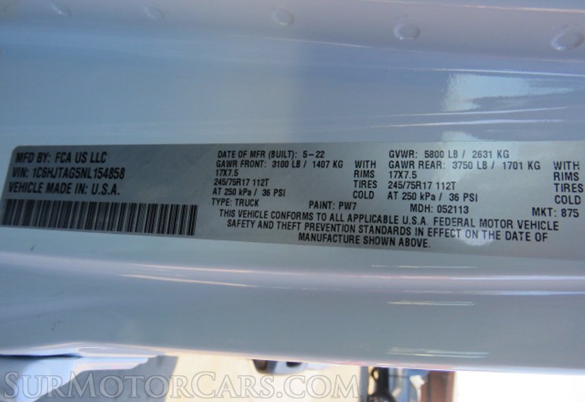 2022 Jeep Gladiator - Image 49