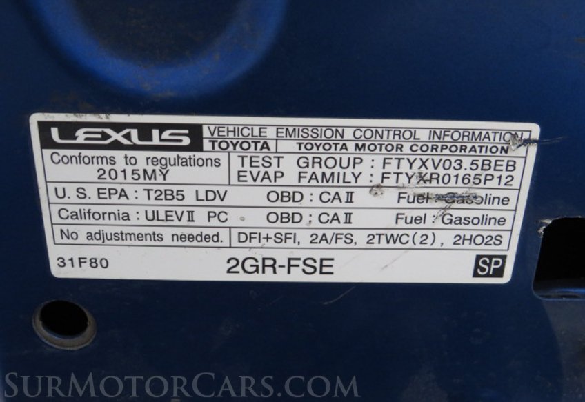 2015 Lexus RC 350 - Image 53