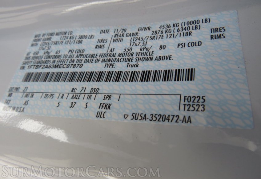 2021 Ford Super Duty F-250 SRW - Image 41