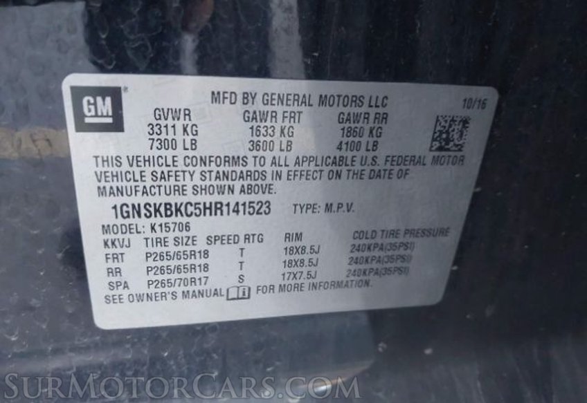 2017 Chevrolet Tahoe - Image 8