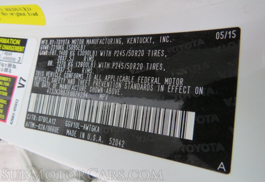 2015 Toyota Venza - Image 53