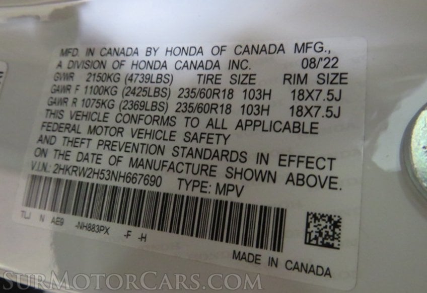 2022 Honda CR-V - Image 52