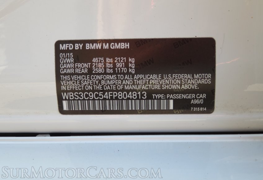 2015 BMW M3 - Image 44