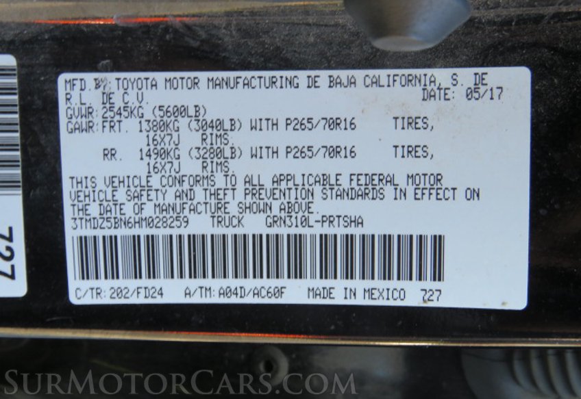 2017 Toyota Tacoma - Image 52