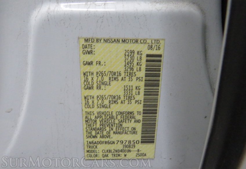 2016 Nissan Frontier - Image 38