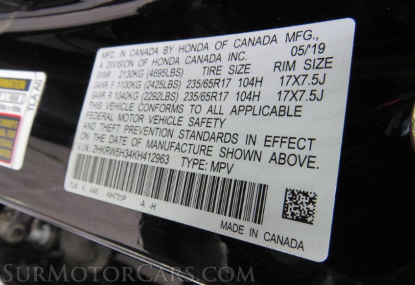 2019 Honda CR-V - Image 43