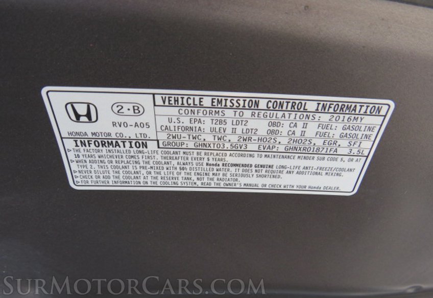 2016 Honda Odyssey - Image 57