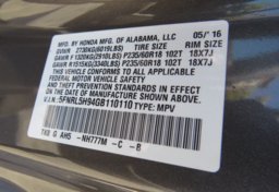 2016 Honda Odyssey - Image 58