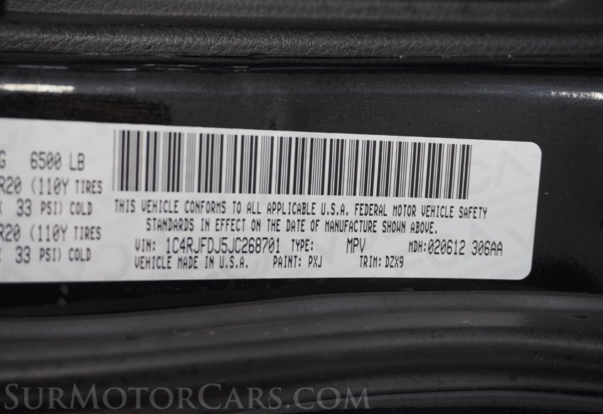 2018 Jeep Grand Cherokee - Image 83