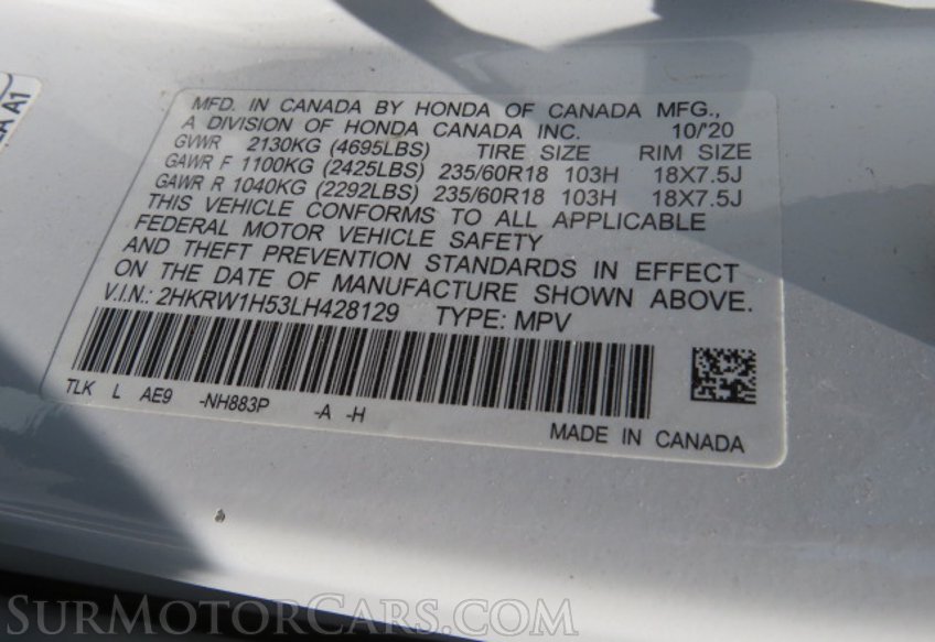 2020 Honda CR-V - Image 49