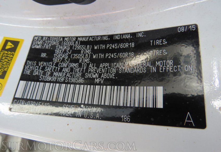 2015 Toyota Highlander - Image 54