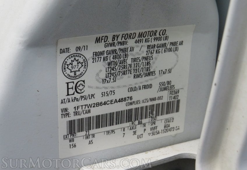 2012 Ford Super Duty F-250 SRW - Image 57