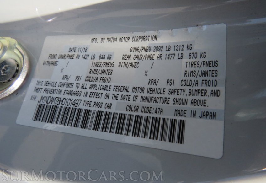 2017 Mazda MX-5 Miata RF - Image 47