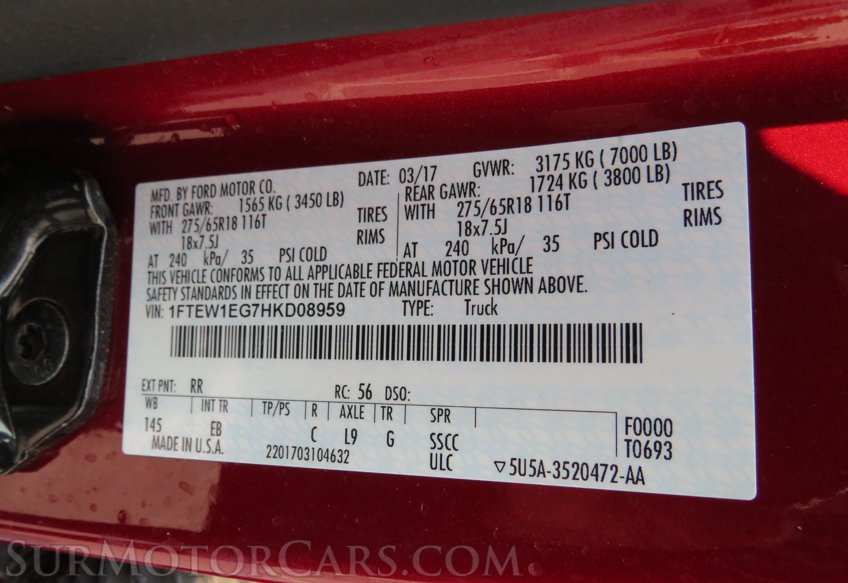 2017 Ford F-150 - Image 64