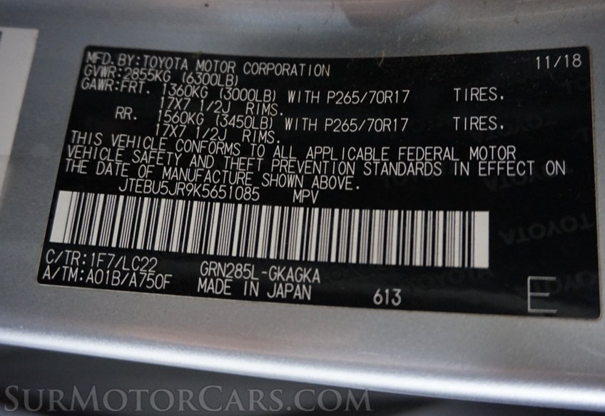 2019 Toyota 4Runner - Image 45