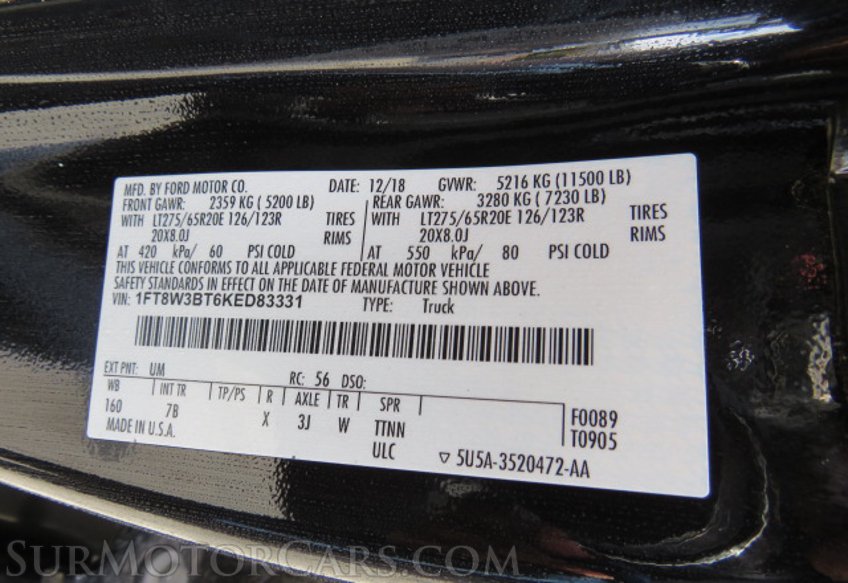 2019 Ford Super Duty F-350 SRW - Image 52