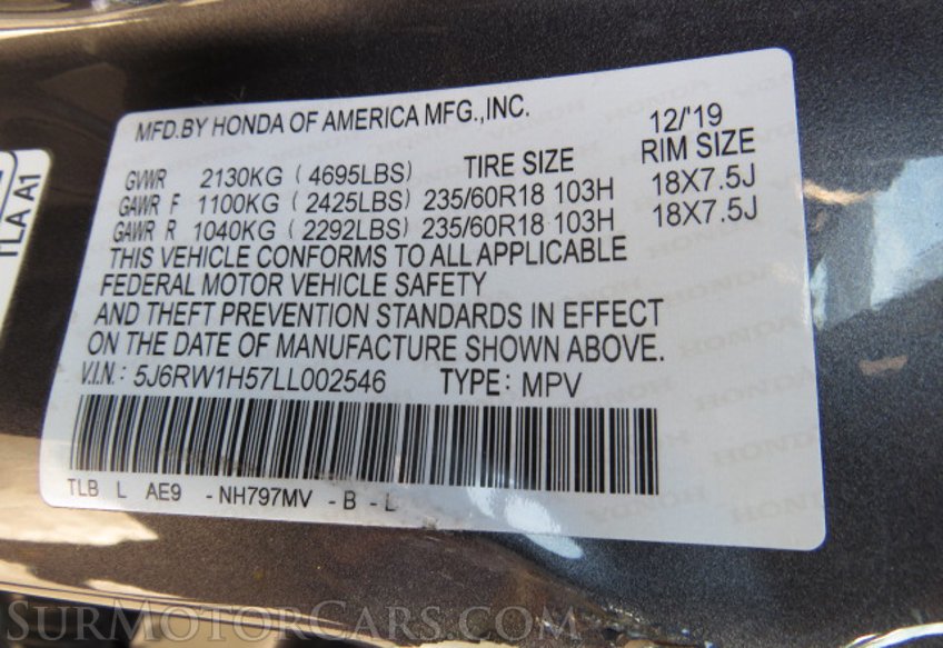 2020 Honda CR-V - Image 46