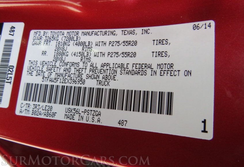 2014 Toyota Tundra 4WD Truck - Image 57
