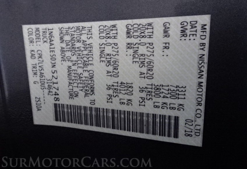 2018 Nissan Titan - Image 54