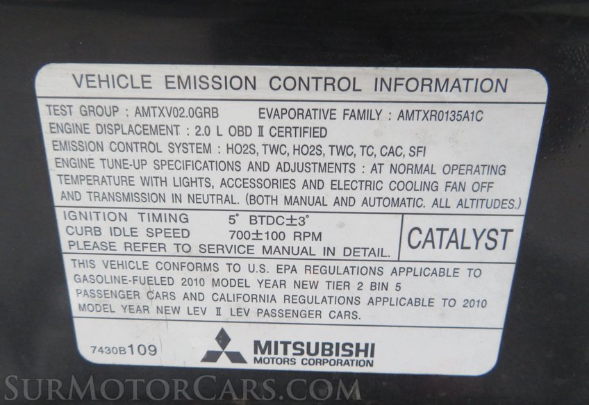 2010 Mitsubishi Lancer - Image 50