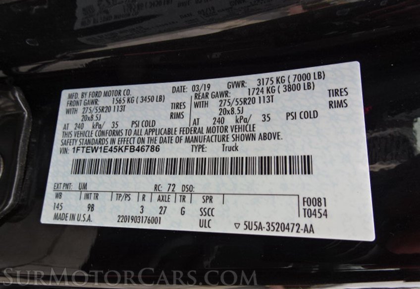 2019 Ford F-150 - Image 59