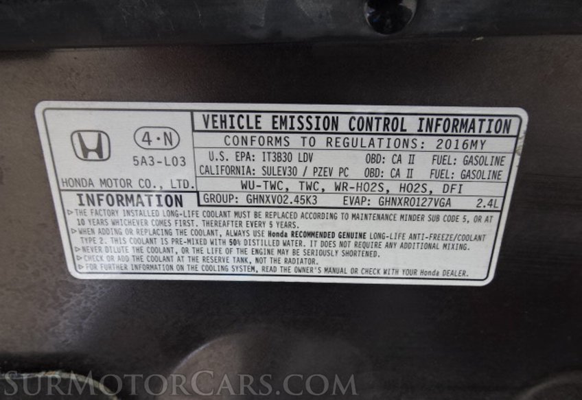 2016 Honda Accord Sedan - Image 53