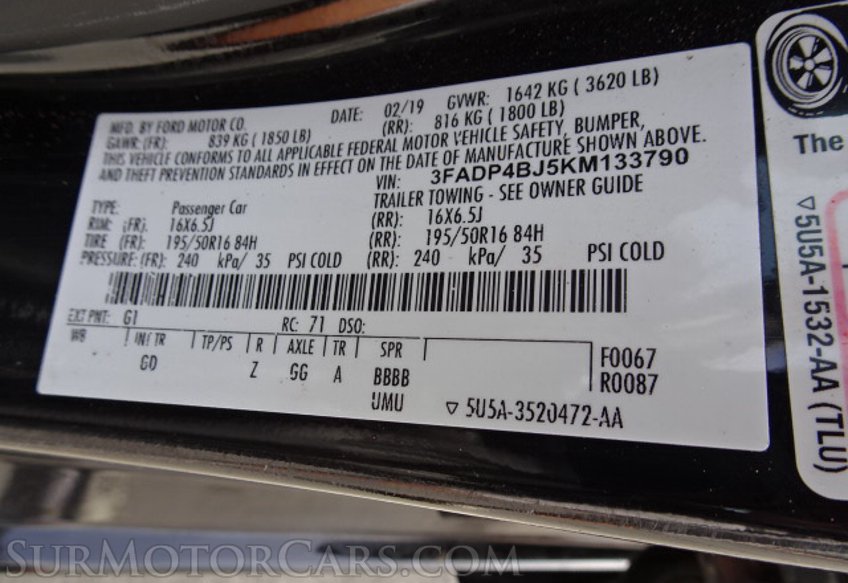 2019 Ford Fiesta - Image 51