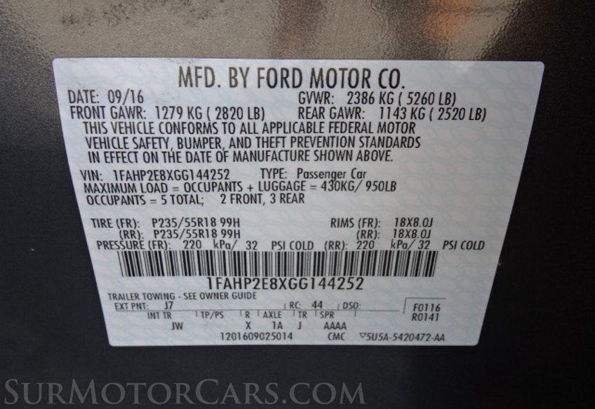 2016 Ford Taurus - Image 50